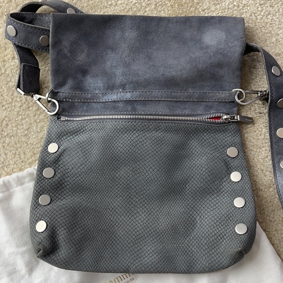 Hammitt Blue Suede crossbody - Picture 4 of 6